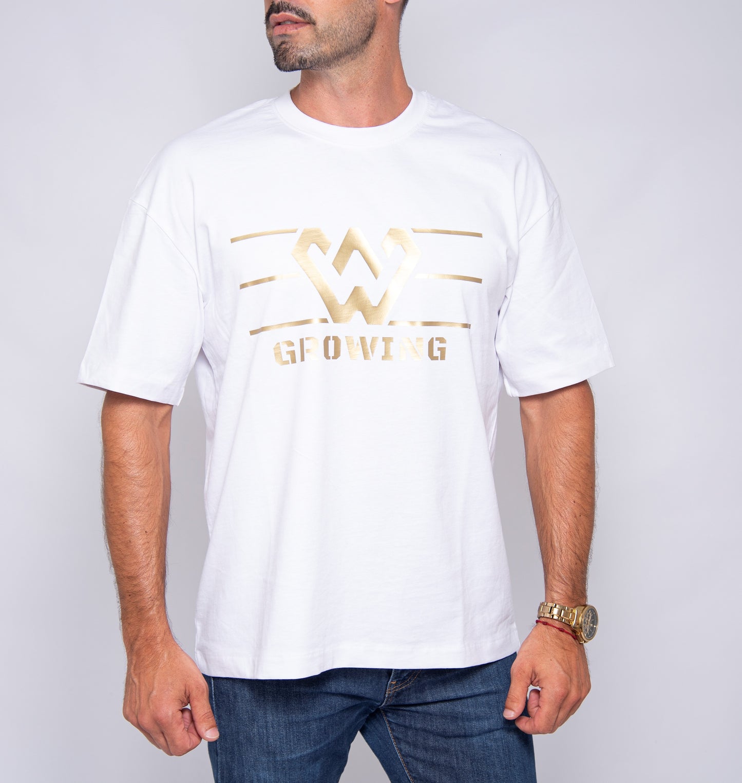 T-shirt oversize de manga curta unissexo