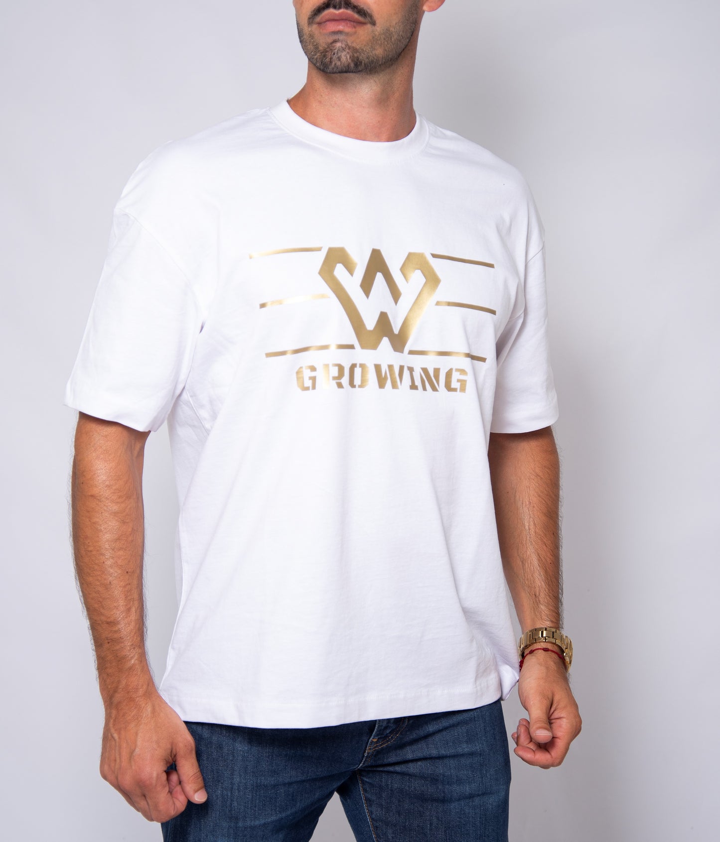 T-shirt oversize de manga curta unissexo