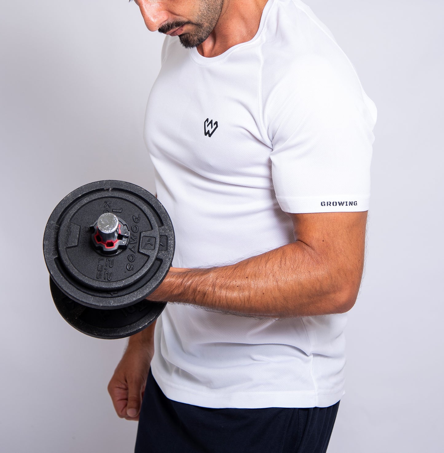 T-shirt fitness growing